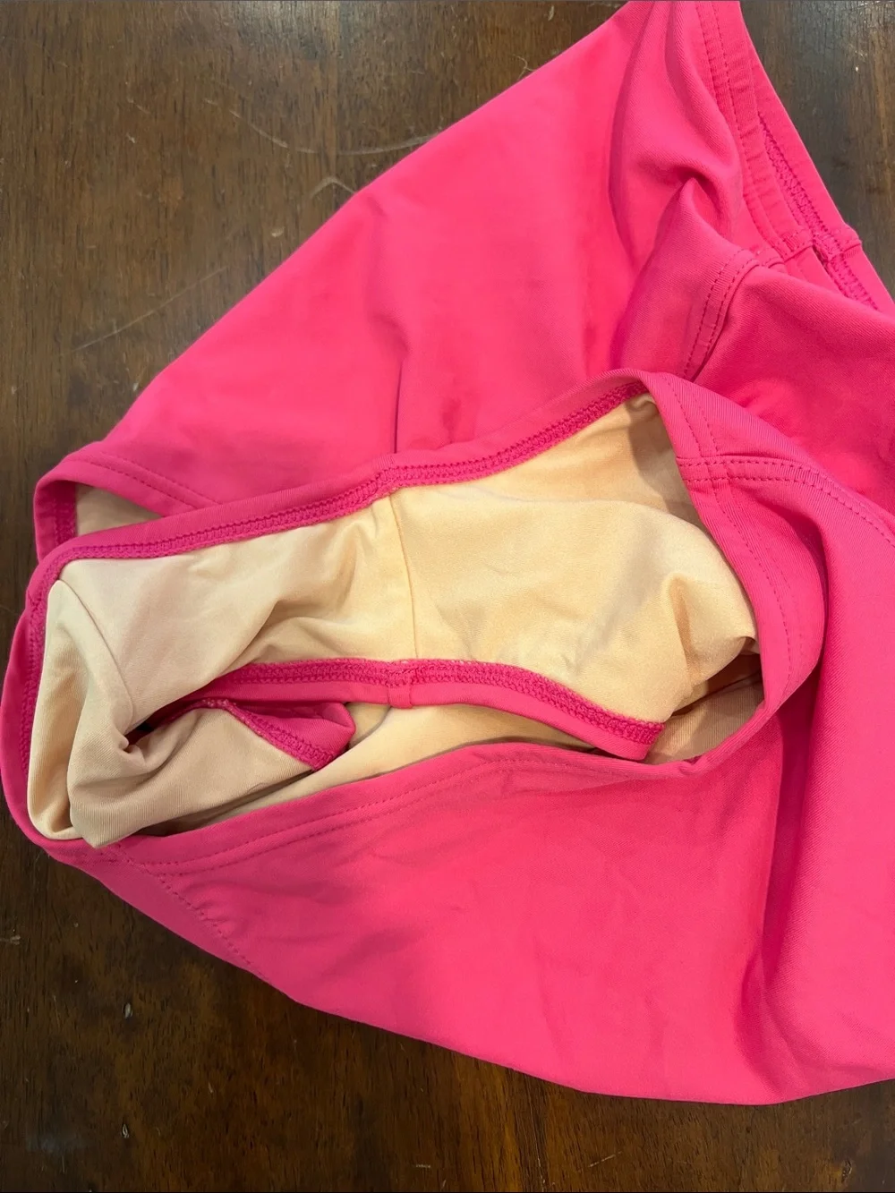 J. Crew High-Waist Swim Shorts in Hot Pink